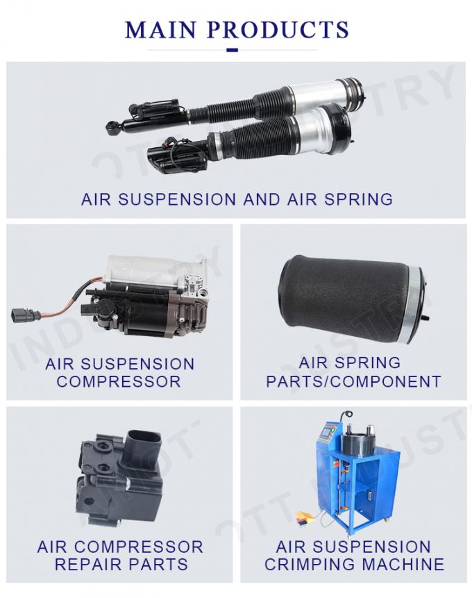 الهواء الربيع بتصنيع الربيع المطاط الهواء الأمامي ل W166 ML- فئة كيس الهواء تعليق 1663202513 1663202613 1663201313